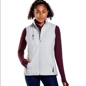 FINAL MARKDOWN Storm Creek Front Runner Quilted Grey Vest, medium